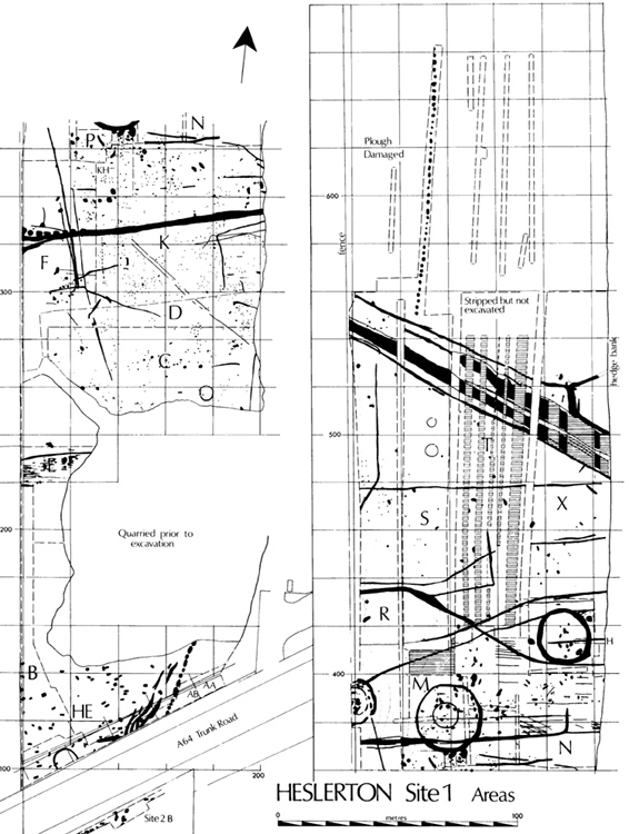 Figure 6b    Site Plan showing Area codes