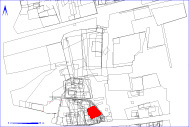 Shows location of spit 11BD753 in relation to the rest of Site 11