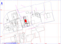 Shows location of spit 2CA1061 in relation to the rest of Site 2