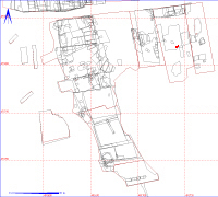 Shows location of spit 12AB625 in relation to the rest of Site 12